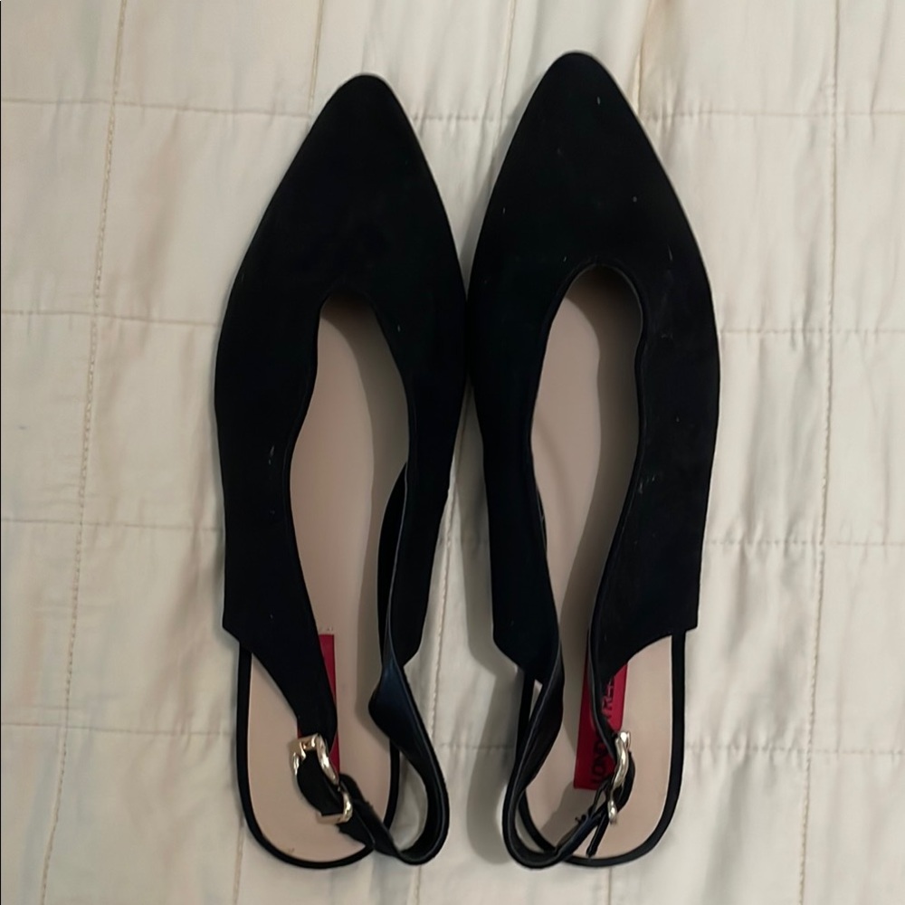 ASOS black slingbacks size 10